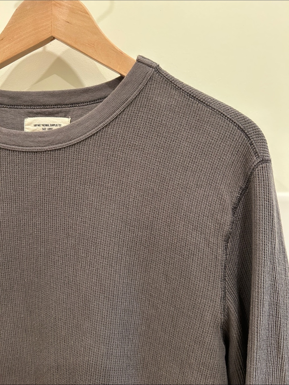 Buck MasonThermal Gray Crewneck